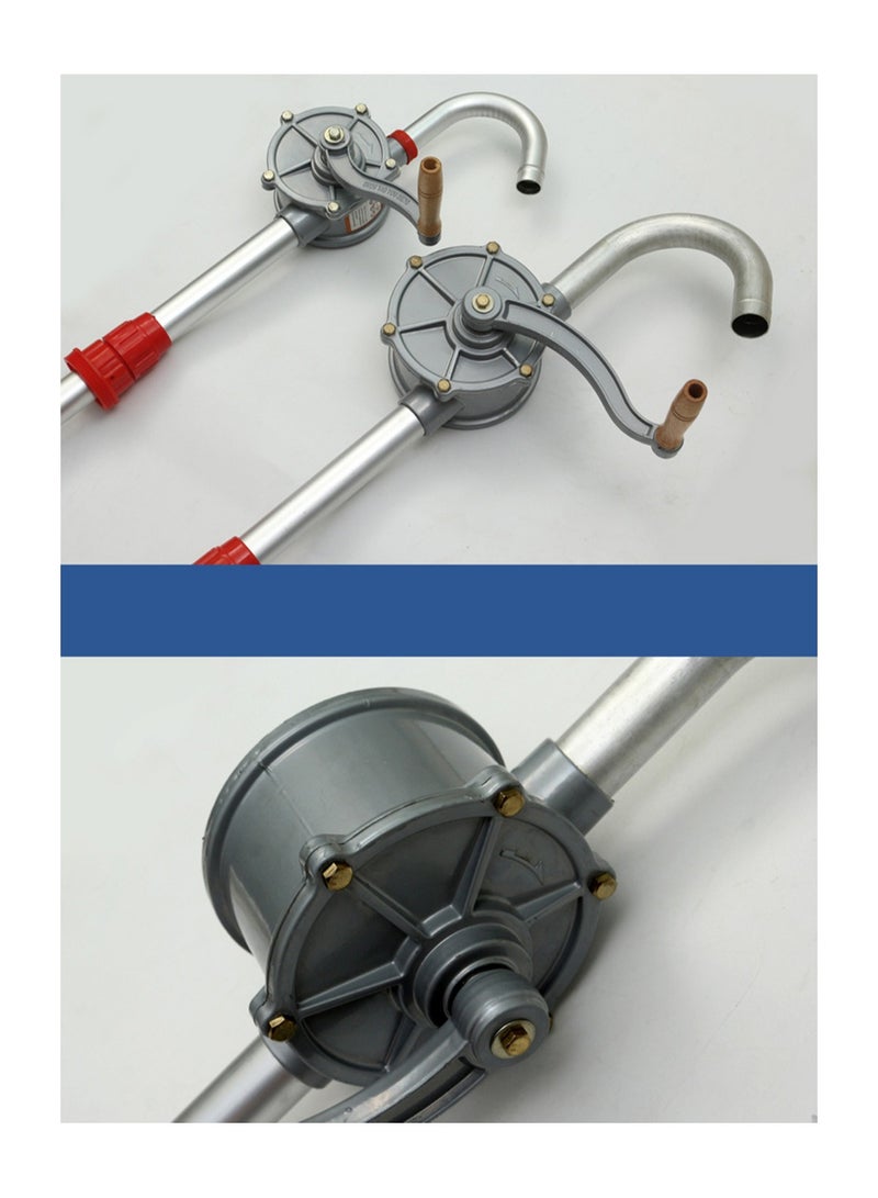 Aluminum Alloy Manual Oil Pump, Ultra-thin Portable Hand Fluid Transfer Control Pump - Image 3